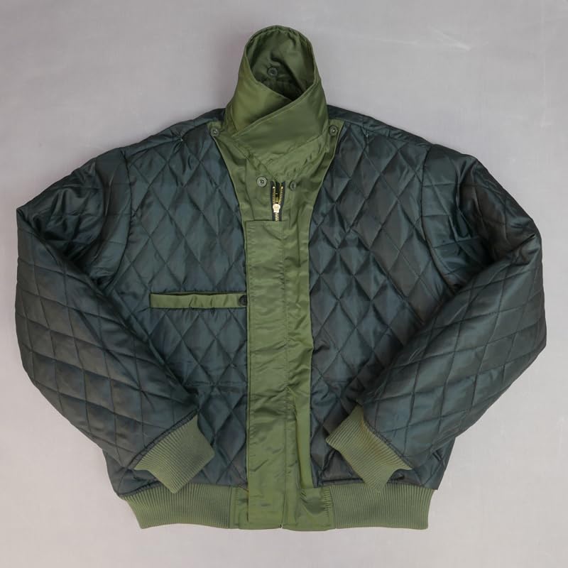 [Fuji Uniformen] Selbstverteidigungsstreitkräfte Waren (Grüner Pullover) Nachbildung Jumper der Japanischen Selbstverteidigungsstreitkräfte Offizieller Wachmann (JP, Alphabet, 4L, Grün)