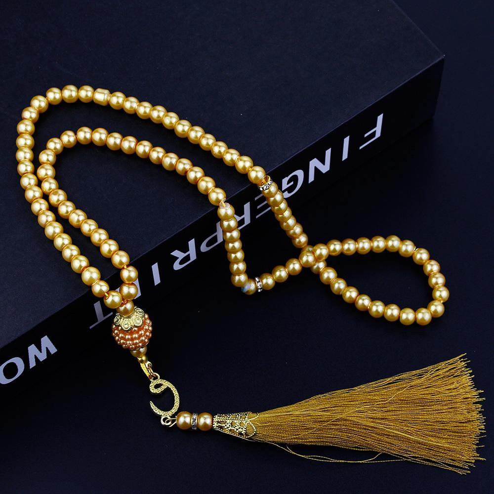 Růžencové náramky Modlitební korálky Turecký styl 99 korálků Skleněné perly Náramky Charm Dárek