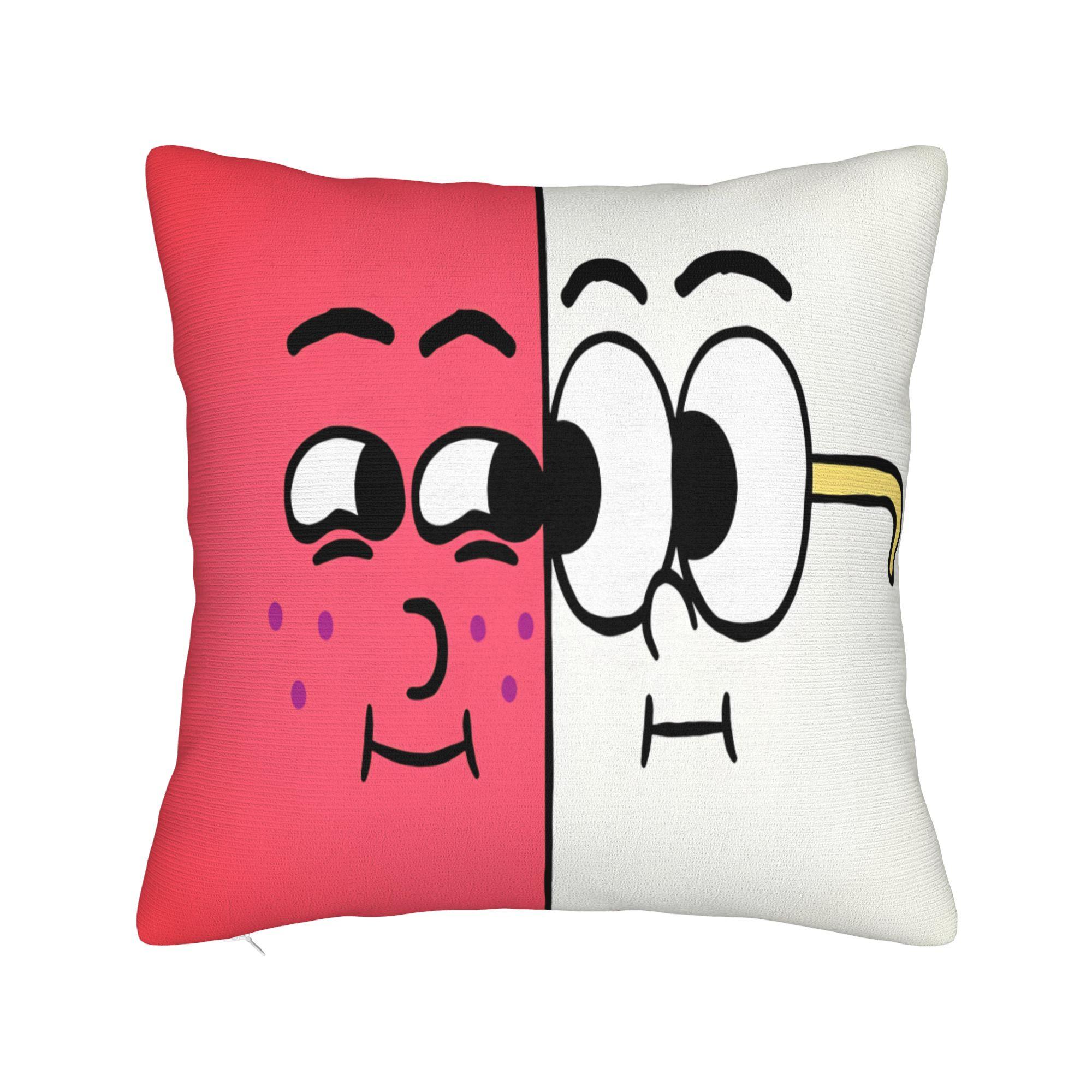 Apple and Onion  Pillow Case  Square Pillow Cover For Wedding Party Home Decor Novelty Cushion Cover 12x12Inch