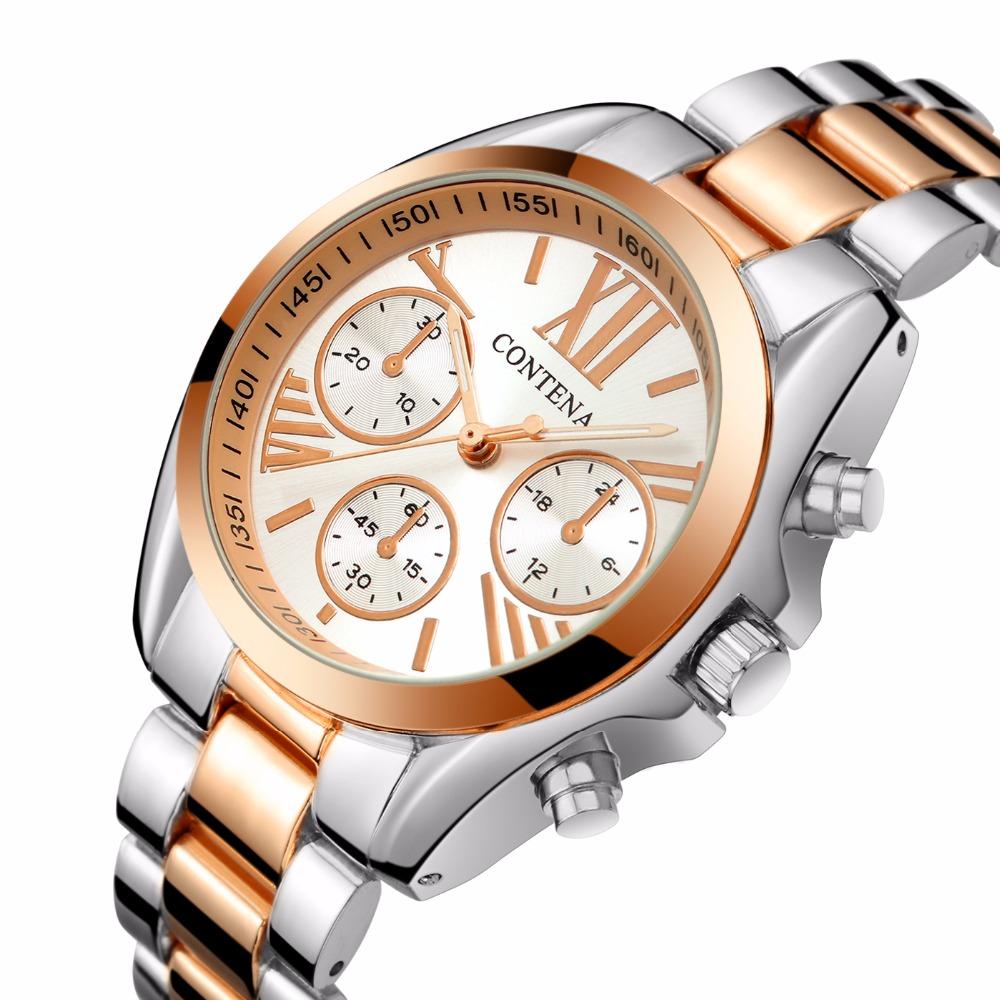 CONTENA New Luxury Top Brand Green Quartz Women's Watch Ladies Fashion Watch Women Wristwatch Female Clock Relogio Feminino