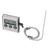 Meat Thermometer Electronic with Probe Digital Oven for Cooking Kitchen Grilling with Preset Temperature Timer
