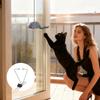 Jouet Chat Teaser Petite Souris à Suspendre à la Porte Clip Élastique - Balançoire à Suspendre à la Porte Jouet Rebondissant d'Auto-divertissement Pour Chats Pour l'Ennui, Fournitures pour Animaux de Compagnie