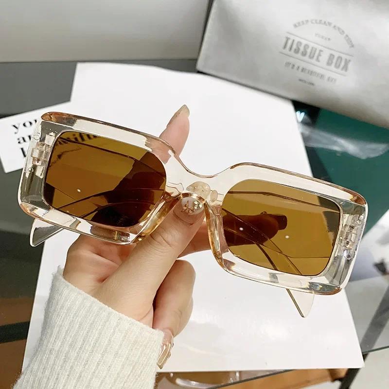 

Fashion Square Sunglasses Women s New Luxury Brand Small Oval Sun Glasses Women Goggle Trends Rectangle Shades UV400 Eyewear 1PC