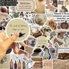 10/30/50PCS Vintage Dark Collage PVC Sticky Sticker Aesthetic Stationery DIY Decoration Scrapbooking School Supplies