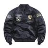 Cotton Jacket Embroidered Jacket Bomber Jacket Men's Flight Jacket