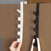 1pc Long Row Of Hooks Behind The Door, Bag Rack Ins Dormitory Storage Hanger, Wall-mounted Storage Rack, Hat Organizer