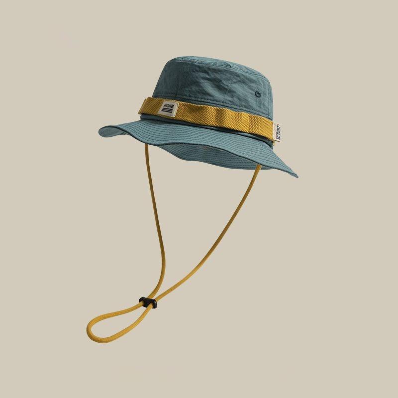New Bucket Hat Summer Outdoor Camping Sunshade Sun Protection Hat Trendy Men and Women Versatile Fishing Wide Brim Hat Trendy