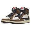 X Travis Scott Air Jordan 1 Travis Scott X AJ1 High OG TS SP Leer Hoge top Vintage Basketbalschoenen Unisex CD4487-100