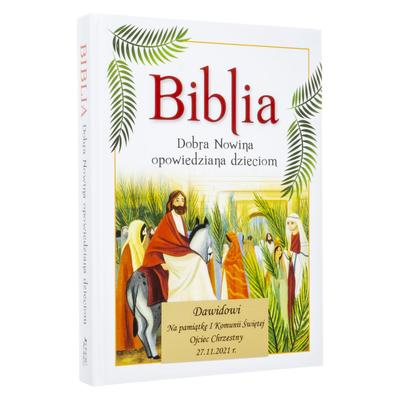 Bible. Good News Told To Children with Engraving