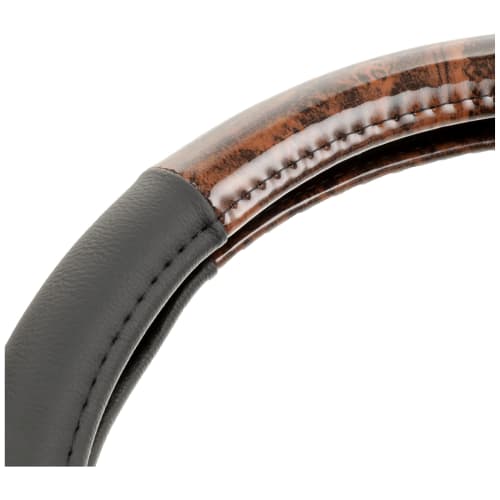 BONFORM Steering Cover Simple Wood Light/Normal Car Steering Cover S:36.5~37.9cm Brown 6739-01BR