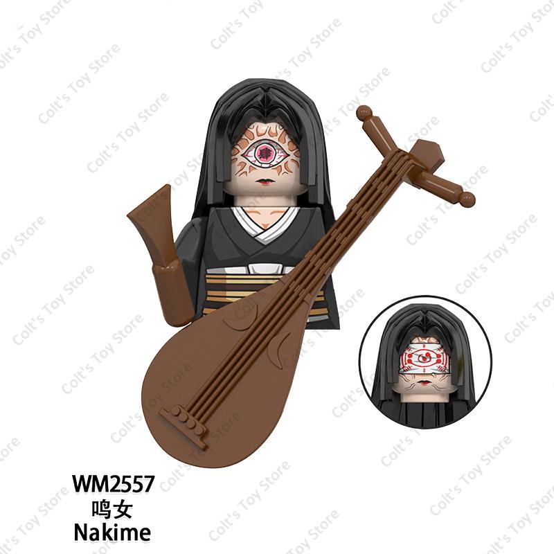 Demon Slayer Mini Action Figures Hot Anime Dolls Bricks Kamado Tanjirou Kibutsuji Muzan Building Blocks Model Toys Kids Gift Set