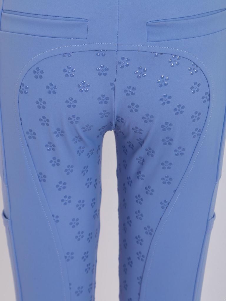 Boys Girls Horseback Riding Leggings Full Seat Anti-slip Breeches with Multiple Pockets for Equestrian Sports Kids