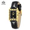 Fatelove 932 Luxury High Quality Women's Watches Calendar Date Square Dial Leather Strap Ladies Quartz Wristwatch