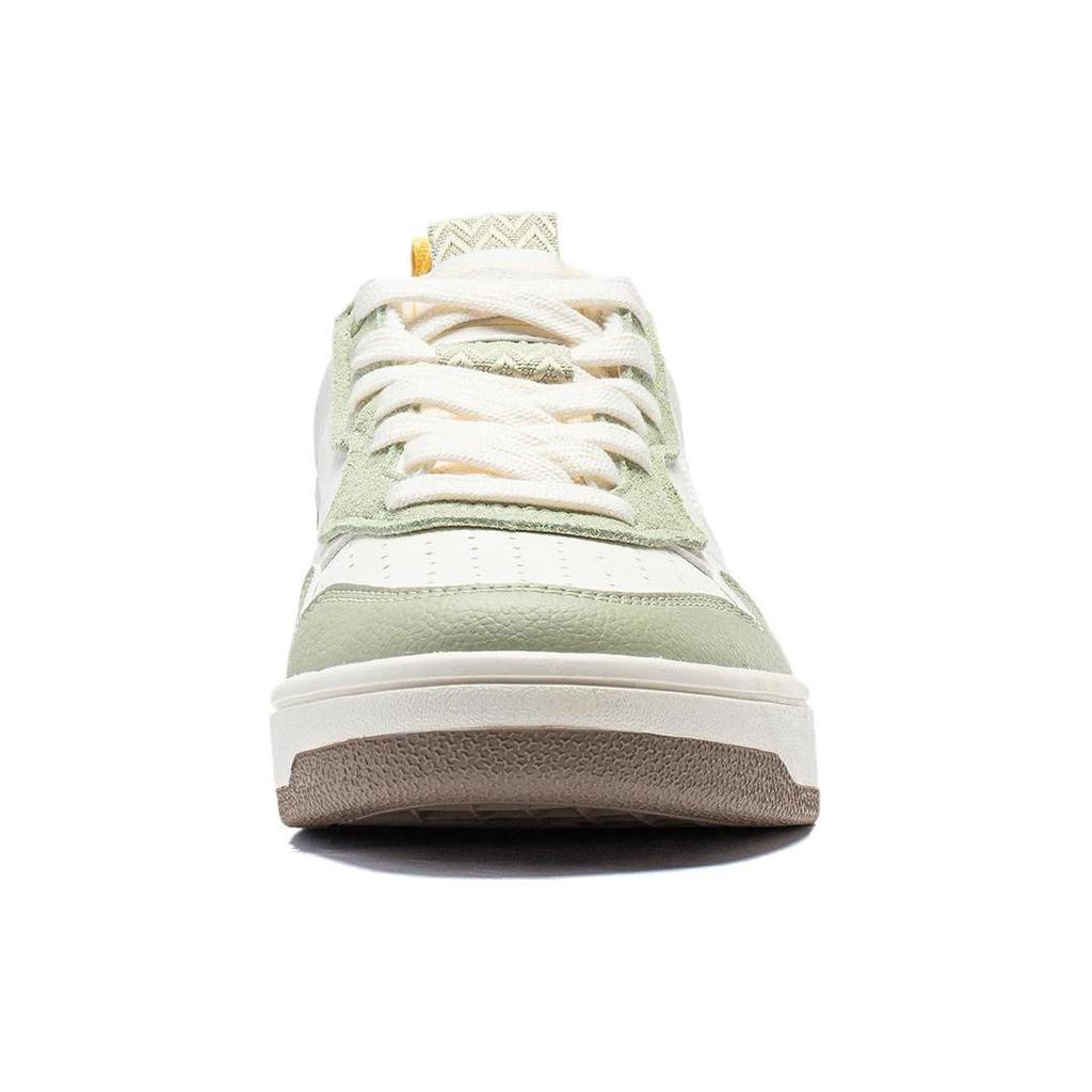 Li Ning Star Candy Slip Resistant Cushioning Low top Skateboard Shoes Women's Green White AGCT472-3