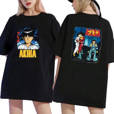 Anime Akira T Shirts 90S Unisexga Shotaro Kaneda Graphic Tshirt Unisex Women Fashion Funny Clothes Cotton Casual Tshirts Streetwear
