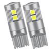 Two Super Bright T10 3030SMD Grille Position Clearance Lamps for Honda Step Wagon 6000K DC 12V 9-LED RK5/RK6, White, Non-Polar,