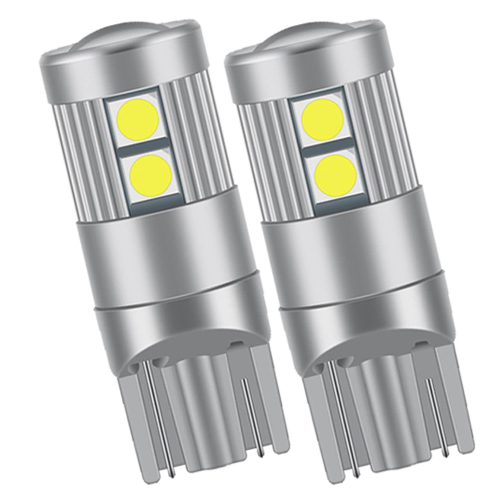 

Two Super Bright T10 3030SMD Grille Position Clearance Lamps for Honda Step Wagon 6000K DC 12V 9-LED RK5/RK6, White, Non-Polar, белый