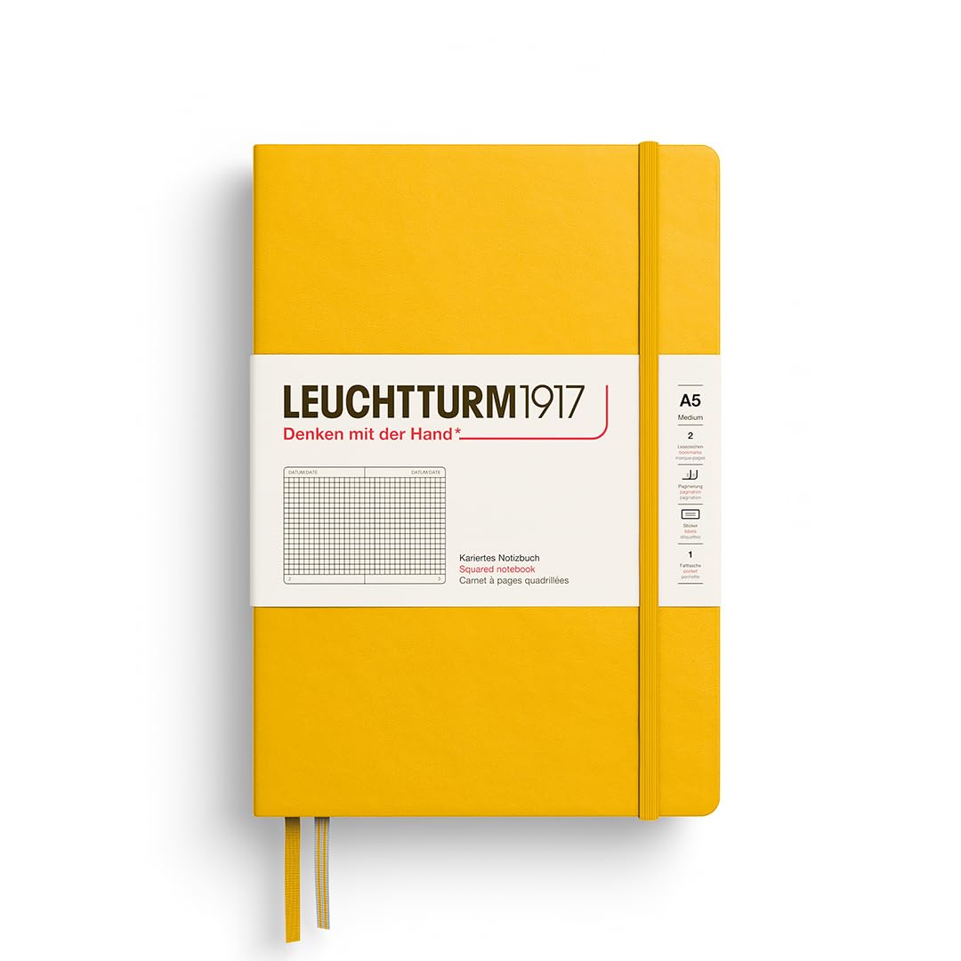LEUCHTTURM1917 Notebook A5 Grid Sunflower 373988