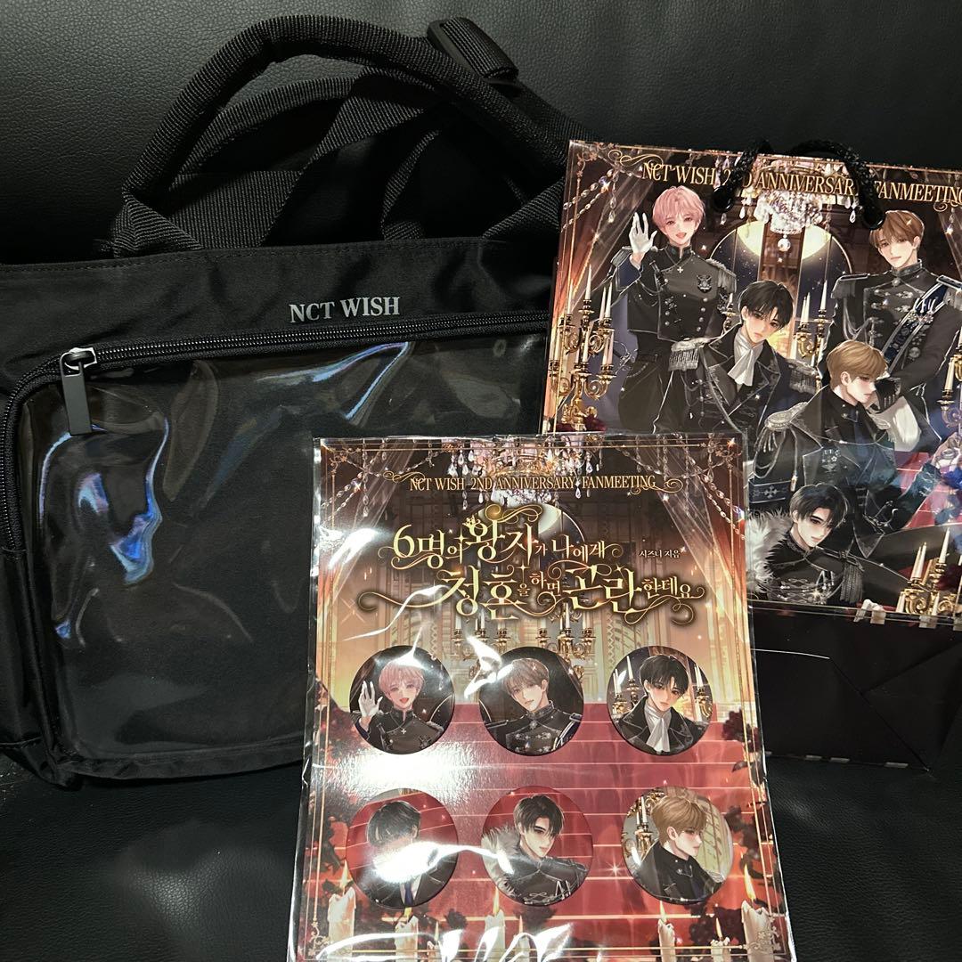 [Б/У] Значок-брелок NCTWISH Fan Meeting Global Pack