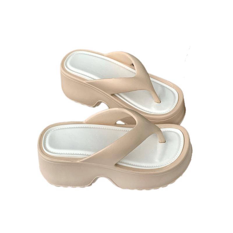 Women's Thick-Sole EVA Wedge Flip-Flops for Summer
