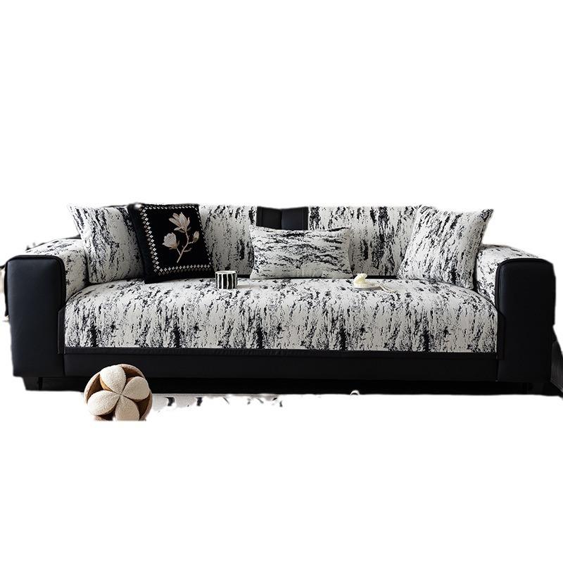 Französisches Retro-Sofakissen, Universelles rutschfestes Sitzkissen für alle Jahreszeiten, Fortgeschrittener Sinn, Kratzfest und schmutzabweisend, Sofasitzkissen