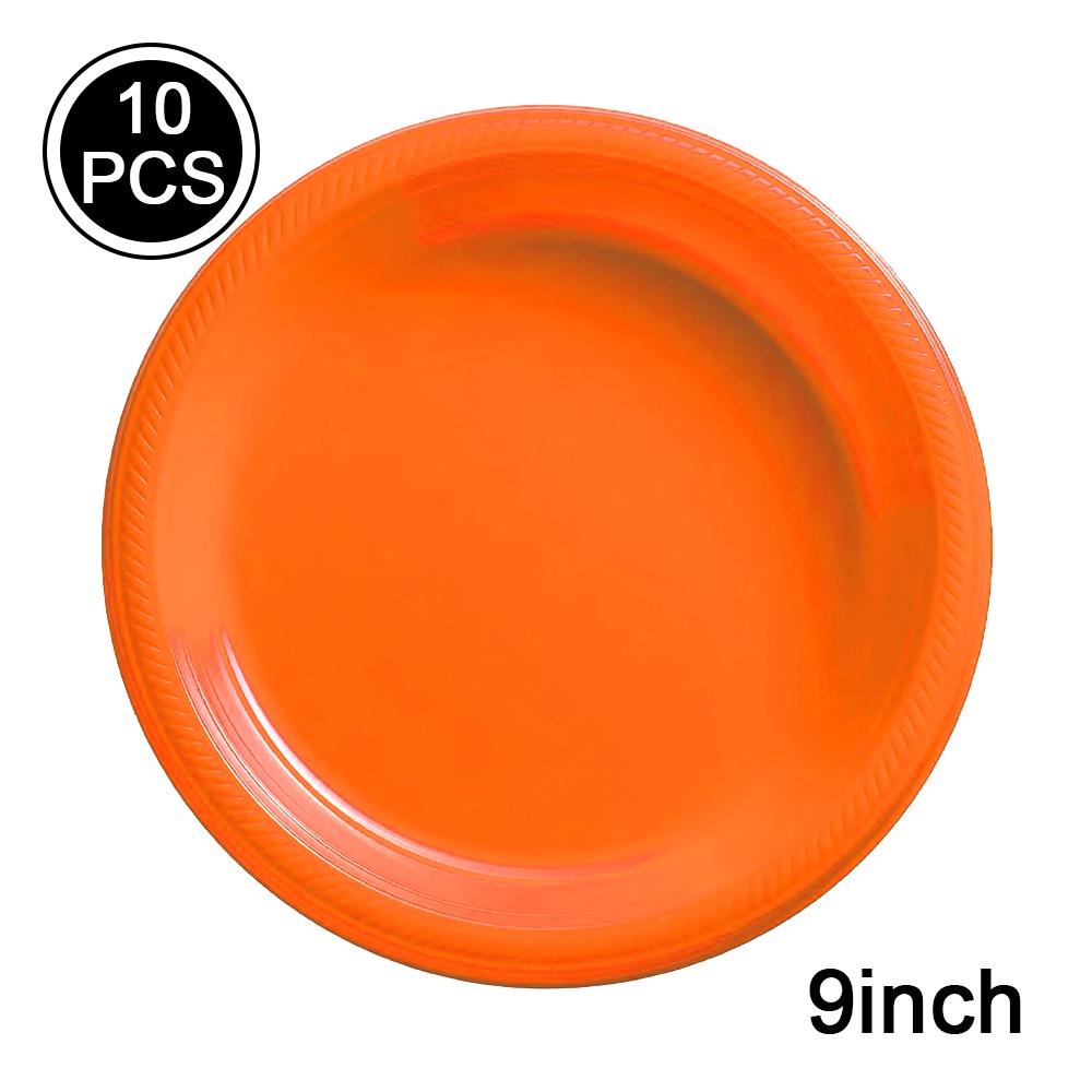 Monochrome Party Set Disposable Plastic Plate Cup Napkin Tableware Birthday Party Christmas Wedding Party