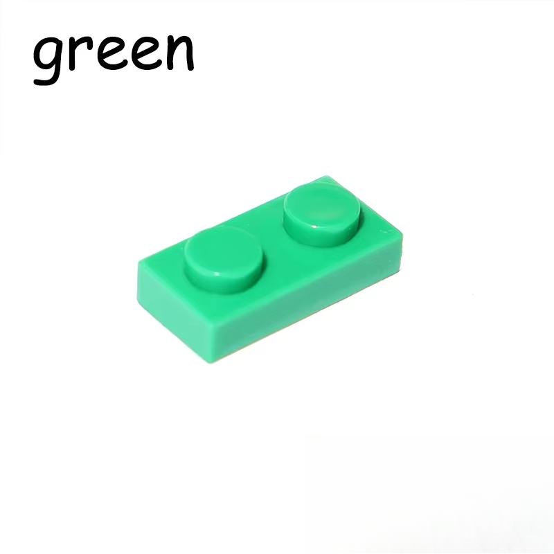 100 / 200PCS 3023 Thin Plate 1x2 Dots 1 2 DO-IT-YOURSELF Building Blocks Figures Blocks MY OWN CREATION Assemble Particles Learning Imaginative Toy