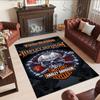 Harley-davidson Motorcycles Customizable Name Floor Mat Suitable for Outdoor Hallway Entryway Kitchen Antislip Carpet Decorate Offices