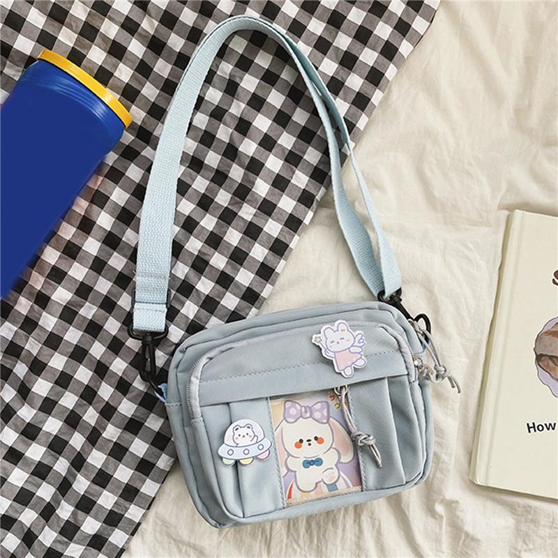 Kawaii Taschen Mädchen Trend Transparente Tasche Kleine Umhängetasche für Frauen Geldbörsen und Handtaschen Schultertasche