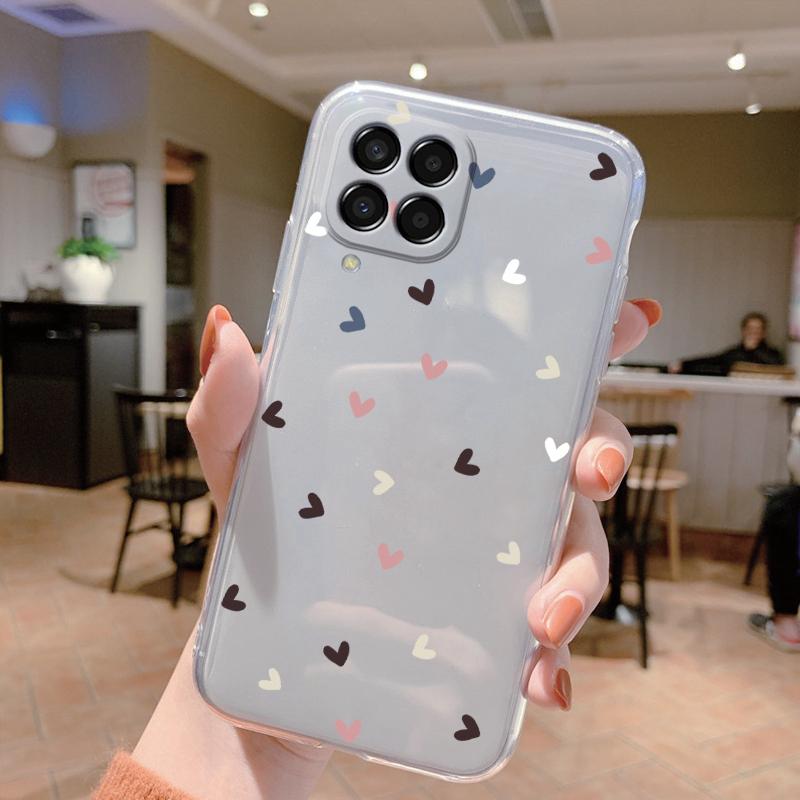 For Samsung Galaxy M33 5G Case Cute Cat Cartoon Protective Soft Silicone Phone Cases For Samsung M 33 GalaxyM33 Bumper Clear Bag