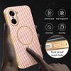 For OnePlus Ace 5 Racing 5G/Nord CE5 5G Phone Case Carbon Fiber Textured Electroplated TPU Back Cover
