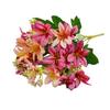 Artificial Flower 18 Forks Realistic Vivid Floral Arrangement Table Scene Artificial Flower