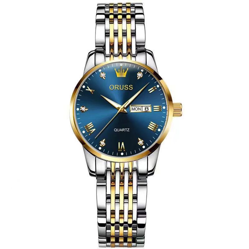 Horloge Horloge Zakelijk Eenvoudige Wijzerplaat Lichtgevend Dameshorloge Horloge Tide Waterdicht Kalenderhorloge