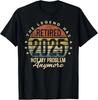 Im Ruhestand 2025 Nicht mehr mein Problem Ruhestand Geschenke Herren Papa T-Shirt Unisex T-Shirt