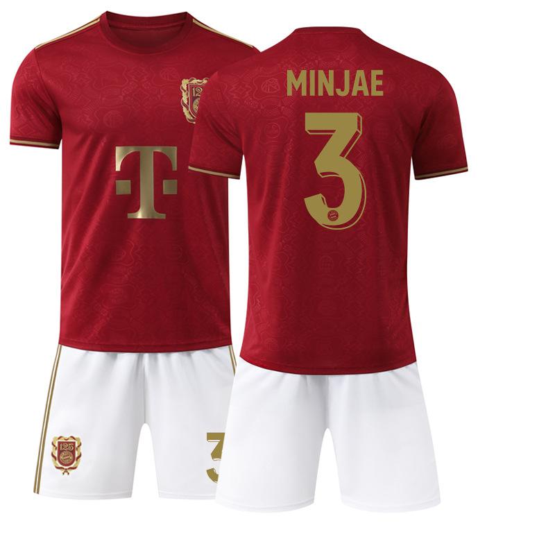 2526 Bayern Munich 125th Anniversary Edition Jerseys Football Jerseys No. 9 Kane 6 Kimmich Short Sleeves Foreign Trade Supply #16
