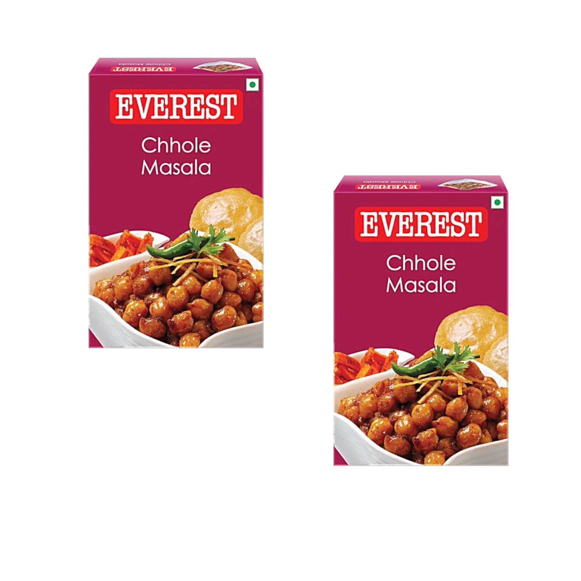 

Everest Chhole Masala 2 Pack 100 Grams Each Authentic Indian Spice Mix for Flavorful Curries and Meals