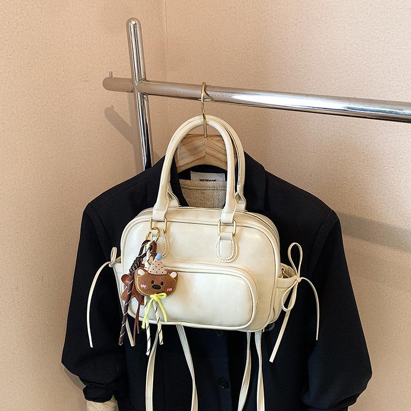 Premium oily leather retro women's backpack 2025 new fashion commuting versatile back bag multi-purpose handbag