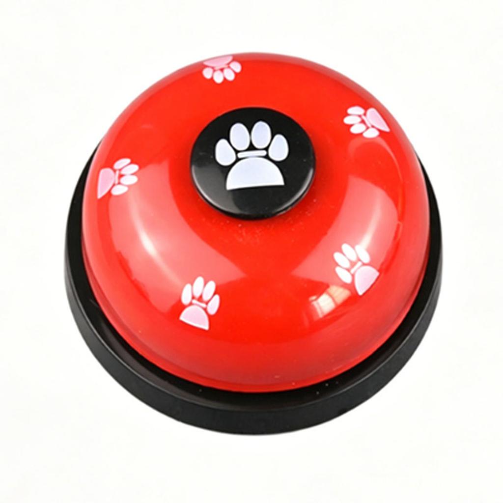 2pcs Dog Training Bell With Anti Slip Base for Pet Exercise Toilet Training Bell Ring to Go Outside Communication Red