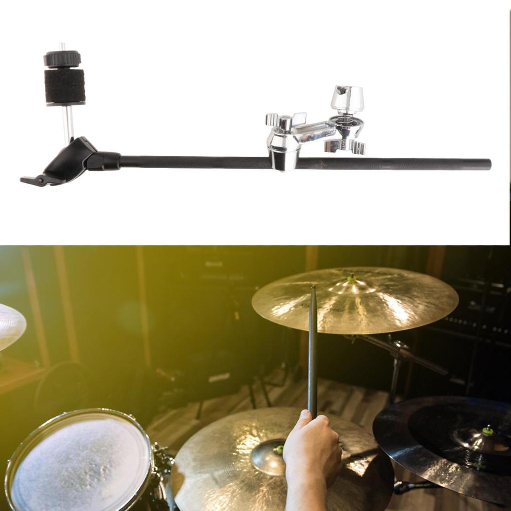 Symbalarmfeste for musikkinstrumenter med justerbar tilt og brems