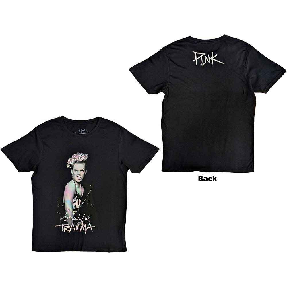 Pink Wink T-Shirt Black New M