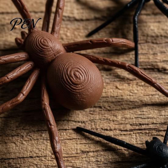Spider Magnetic Decoration 1/4/8Pcs 3D Refrigerator Magnet for Halloween, Scary Fake Office Cabinet Decor Decoration, Halloween Prank Props,