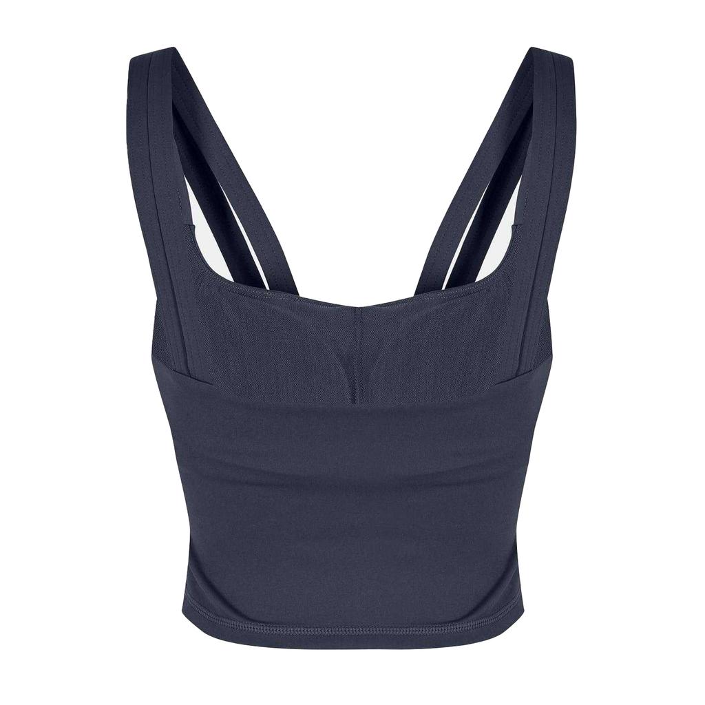 USA Womens/Ladies Square Neck Vest Top