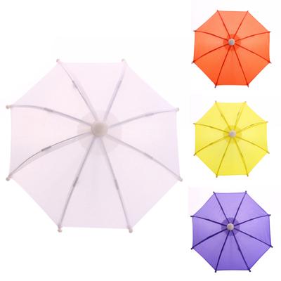 Ombrello per bambola Simpatico decorativo tinta unita per casa delle bambole Apri chiudi Ombrello Decorazione Uso quotidiano