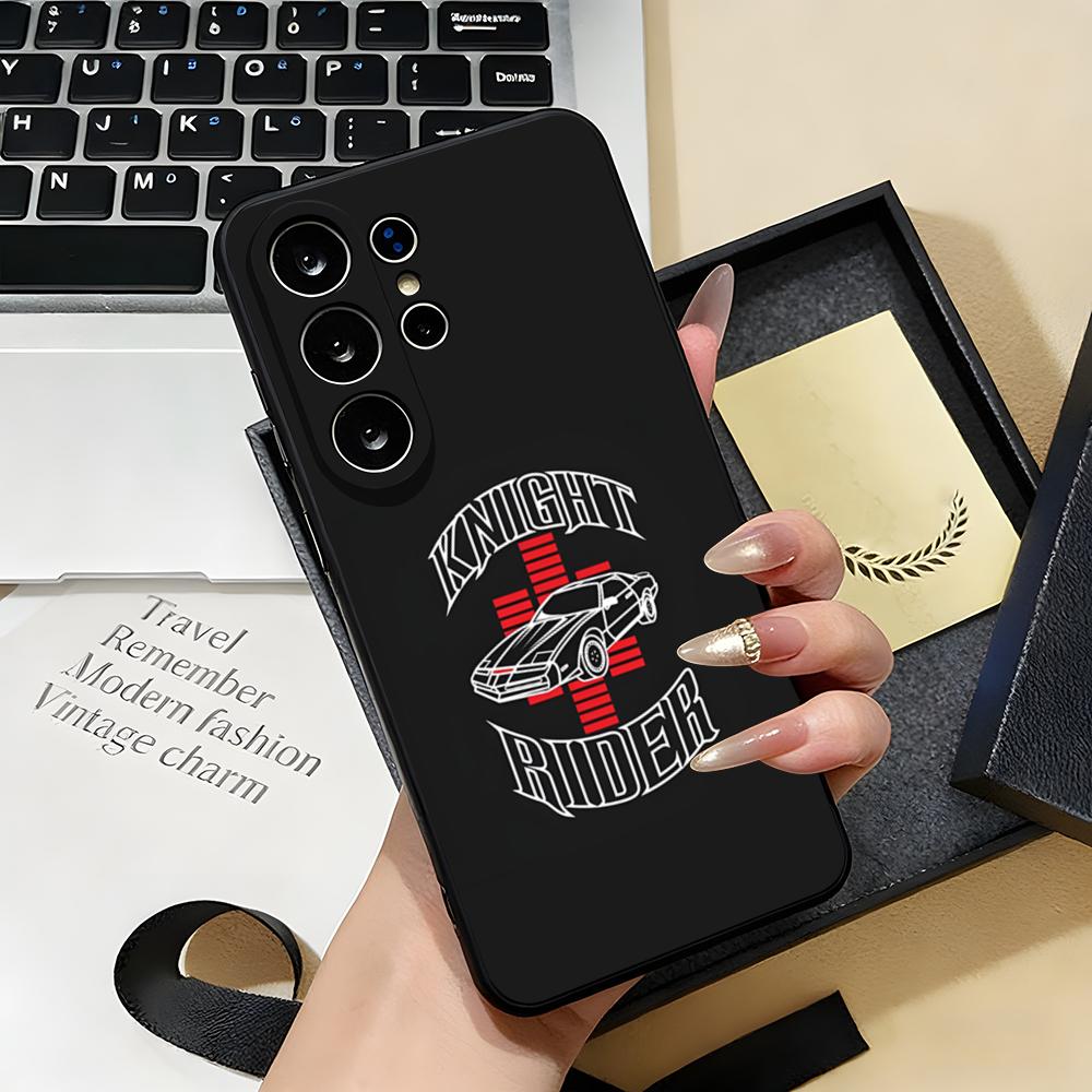 

Cool K-Knight Rider Phone Case For Samsung S26 S25 S24 FE S23 S22 S21 Plus S20 Ultra Note20Ultra Black Soft Shell Galaxy S24 Ultra