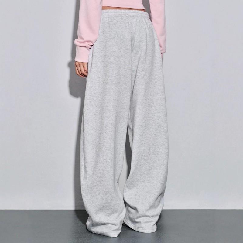 Y2K Cross Rivet Embroidered Sweatpants Women Loose Straight Leg Casual Track Pants