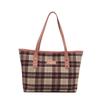 Stylish 2024 Large Capacity Womens Tote Bag For Work Commuting With Chic Checkered Design