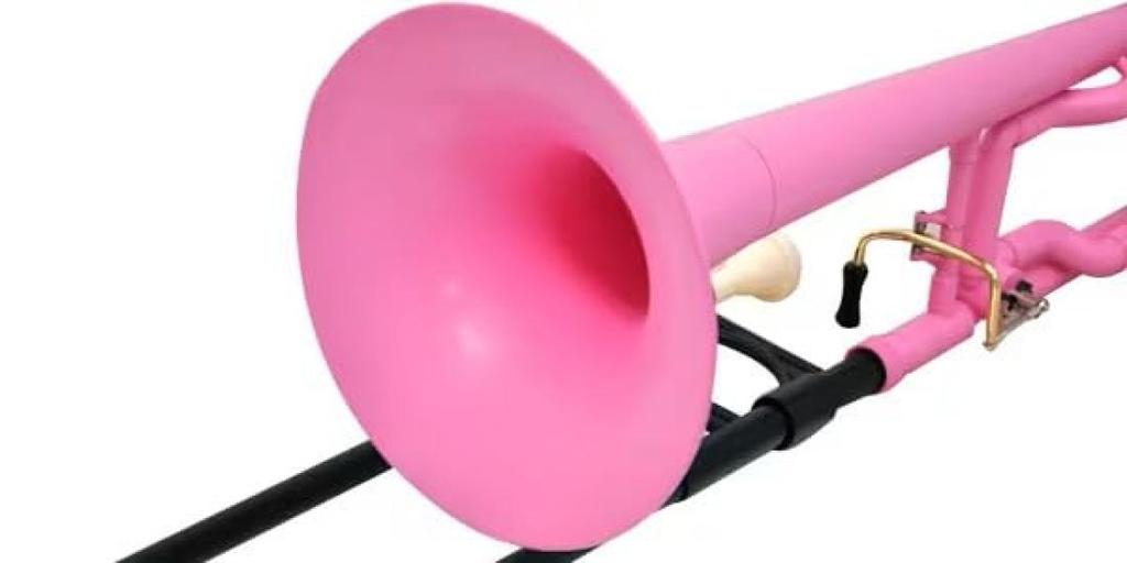 PLAYTECH Tenor Bass Trombone, ABS Resin, Pink, PTSL110PK