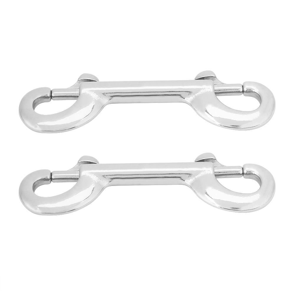 KEEP DIVING316 Edelstahl Doppelend-Tauchkarabiner für BCD