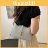 Fashionable Solid Color Underarm Bag For Women Stylish Pu Crossbody Shoulder Bag
