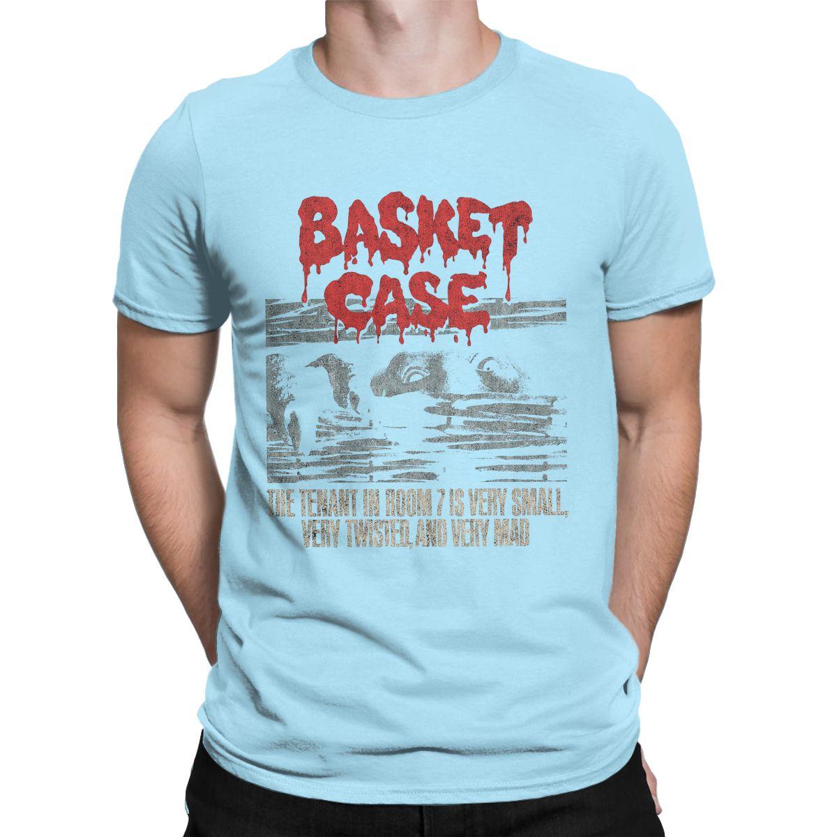 

Scream Horror Movies Basket Case T Shirt for Men 100 Cotton O Neck Tee scary film printed mens Clothing Plus Size S6XL 4XL